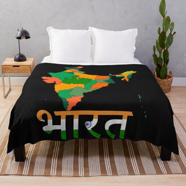 Item preview, India Flag Map  designed and sold by AnimalsDH305.