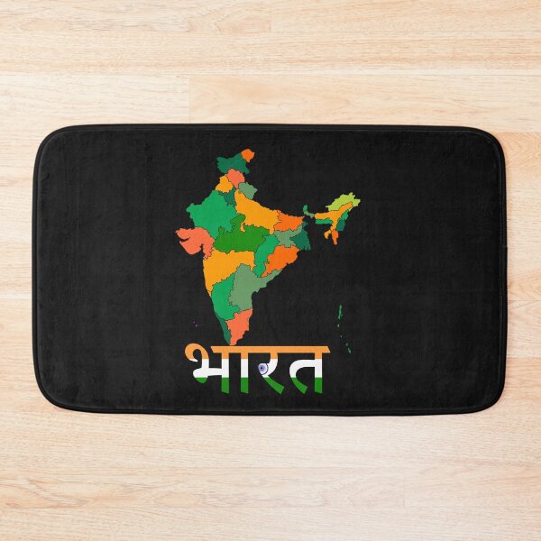 Item preview, India Flag Map  designed and sold by AnimalsDH305.