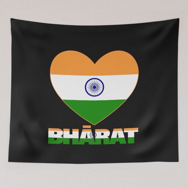 Item preview, India Flag Map  designed and sold by AnimalsDH305.
