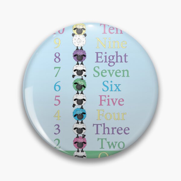 Item preview, Balancing Shelby Sheep | Learn to Count to 10 | Kids Maths designed and sold by Running-Duck.