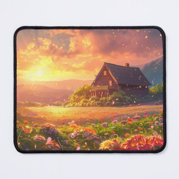 Item preview, Countryside Cottage at Sunset designed and sold by KyzArt01.