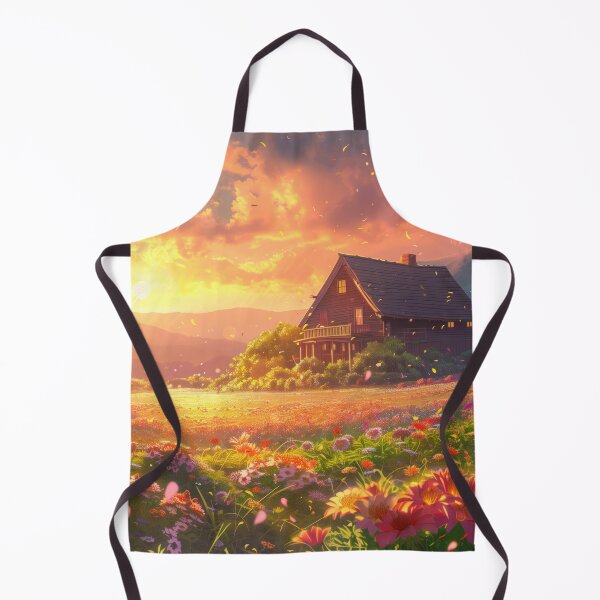 Item preview, Countryside Cottage at Sunset designed and sold by KyzArt01.