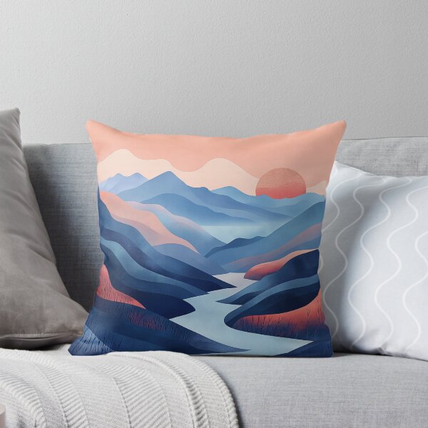 Item preview, Puesta de sol sobre colinas designed and sold by amortka.