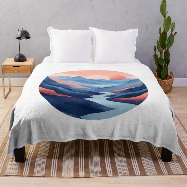 Item preview, Puesta de sol sobre colinas designed and sold by amortka.