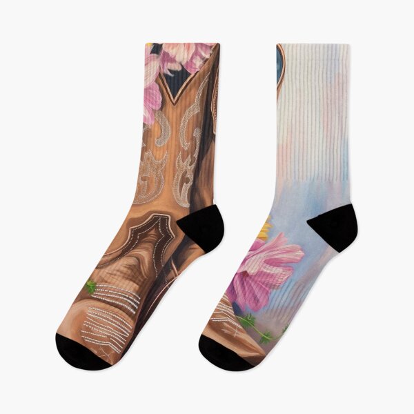 Item preview, Floral Cowgirl Boots 2 designed and sold by andrewandersn.
