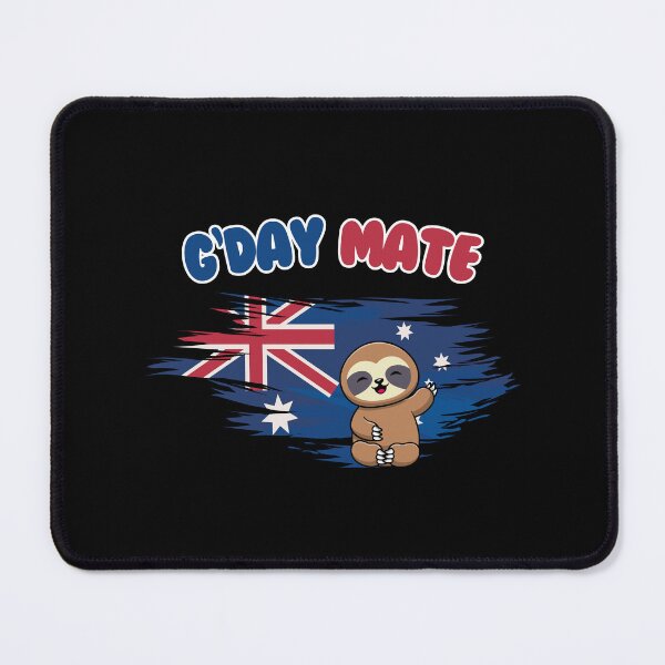 Item preview, Australia G'day Mate Funny Sloth Design designed and sold by MateZone.