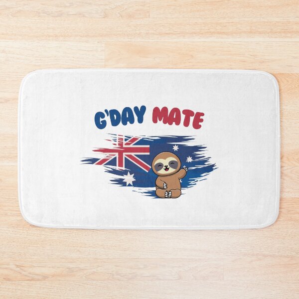 Item preview, Australia G'day Mate Funny Sloth Design  designed and sold by MateZone.