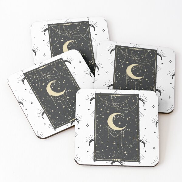 Item preview, Witchy Aesthetic Tarot Card Crescent Moon  designed and sold by WildWoodlandWitch.