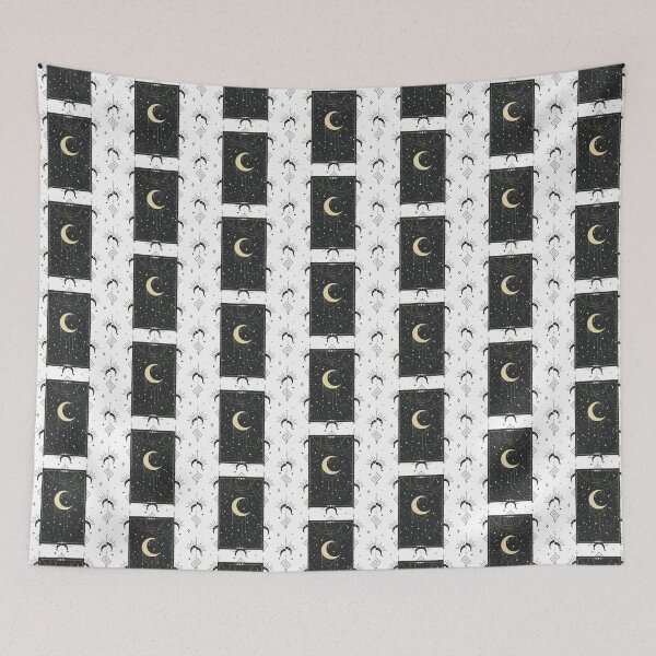 Item preview, Witchy Aesthetic Tarot Card Crescent Moon  designed and sold by WildWoodlandWitch.