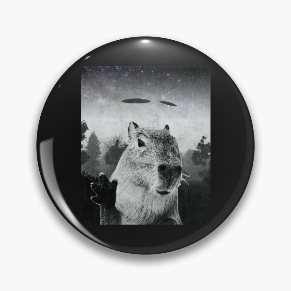 Item preview, Capybara UFO funny graphic design weird art designed and sold by alenaz.