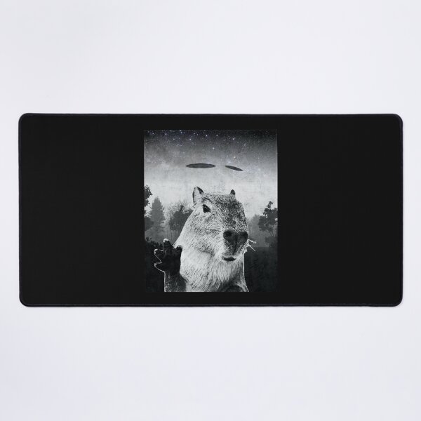 Item preview, Capybara UFO funny graphic design weird art designed and sold by alenaz.