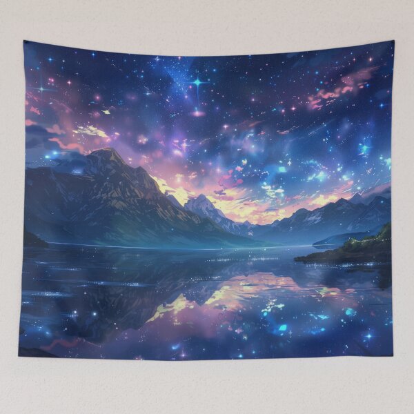 Item preview, Mountain Starscape designed and sold by KyzArt01.