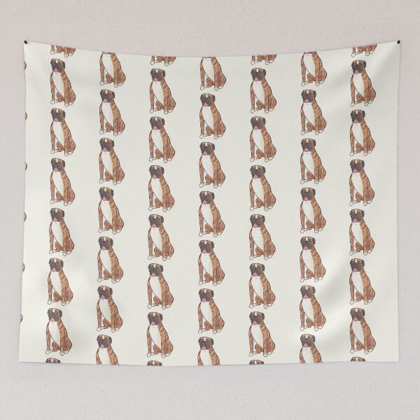 Item preview, Boxer dog illustration  designed and sold by Artofmayara.