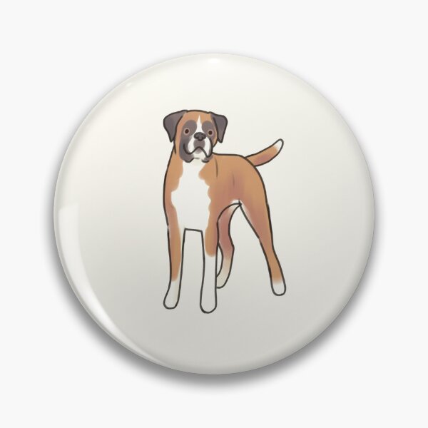 Item preview, Cute Boxer dog illustration  designed and sold by Artofmayara.
