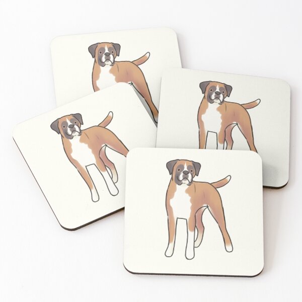 Item preview, Cute Boxer dog illustration  designed and sold by Artofmayara.