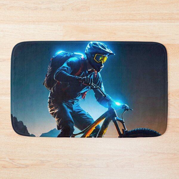 Item preview, Neon Night Ride: MTB Racer designed and sold by GrizzlyCollective.
