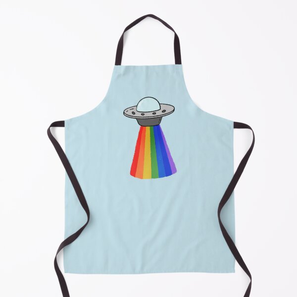 Item preview, Rainbow UFO Drawing designed and sold by SageKimIllust.