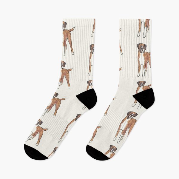 Item preview, Cute Boxer dog illustration  designed and sold by Artofmayara.