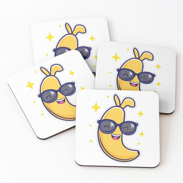 Item preview, Banana In Glasses With Stars designed and sold by NicolasGlowArt.