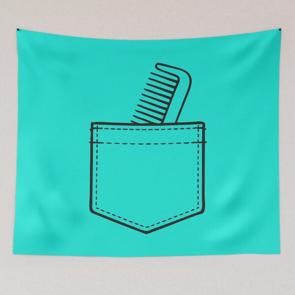 Item preview, Pocket with comb designed and sold by 2Blue-Dots.