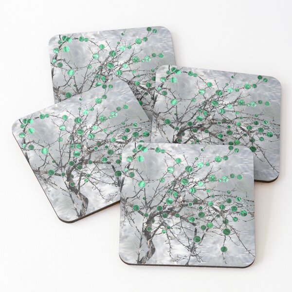 Item preview, Abstract Gemstone and  Malachite Tree designed and sold by Nartissima.