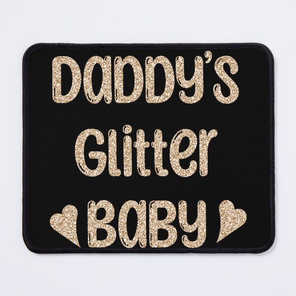 Item preview, Daddy’s Glitter Baby in gold designed and sold by 1DaisyChainLane.