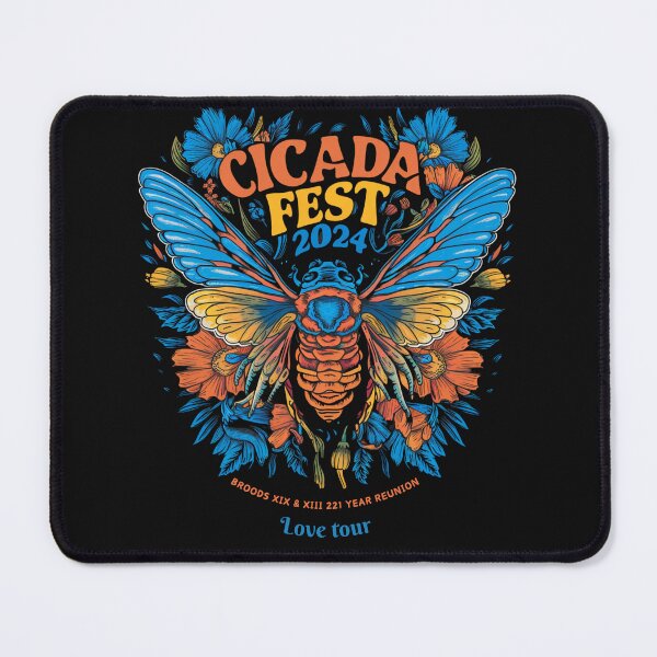 Item preview, Entomology Cicada Fest 2024 Broods XIX& XIII Love Tour T-Shirt designed and sold by Apemanship.