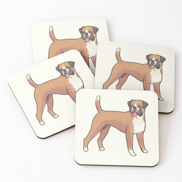 Item preview, Cute Boxer dog art  designed and sold by Artofmayara.