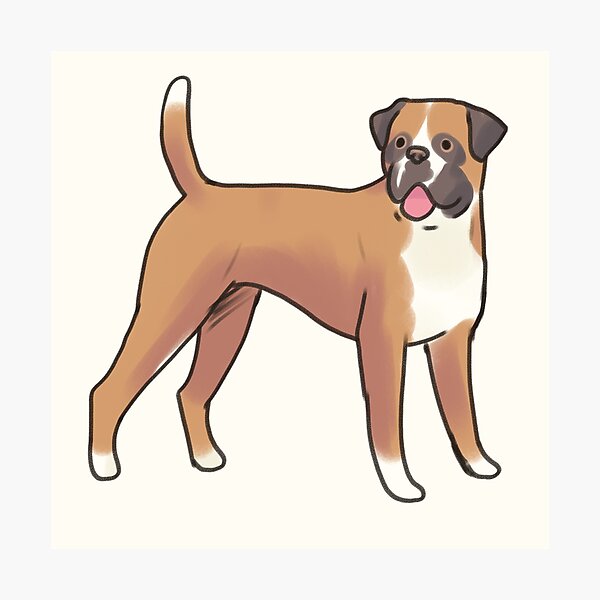 Item preview, Arte lindo del perro Boxer designed and sold by Artofmayara.