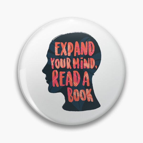 Item preview, Expand your Mind Read a Book Red saying for all BookLover designed and sold by AnceUmalasa.