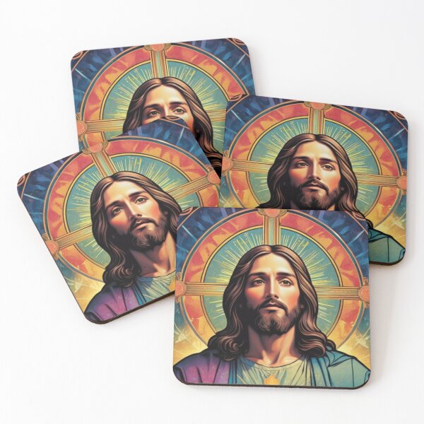 Item preview, Jesus Christ (tetradic colors) 1 designed and sold by Warih.