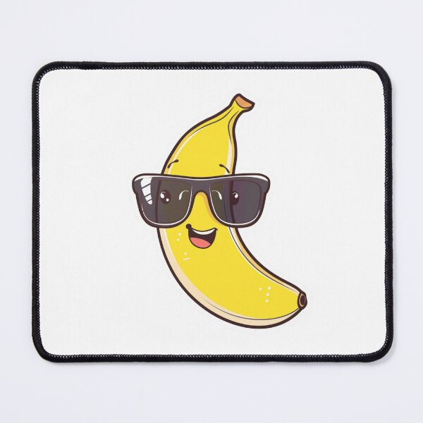Item preview, Yellow Banana With Glasses designed and sold by NicolasGlowArt.