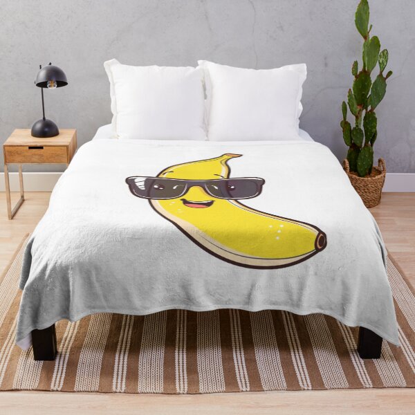 Aperçu de l'œuvre Banane jaune avec des lunettes créée et vendue par NicolasGlowArt.