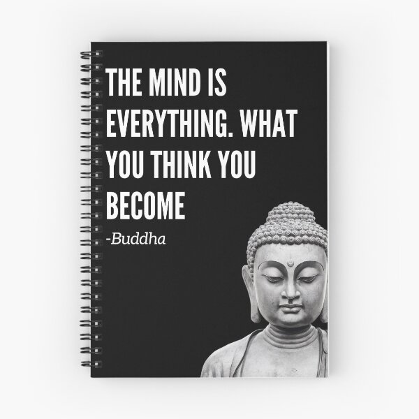 Item preview, "The mind is everything" - Buddha Quote designed and sold by SoulfulQuotes.