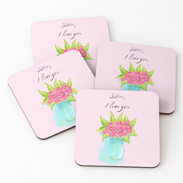 Item preview, 'Hermana, te amo' jarrón de flores designed and sold by ndwimf.