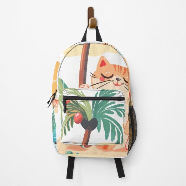 Item preview, cat on the beach designed and sold by Ladidia.