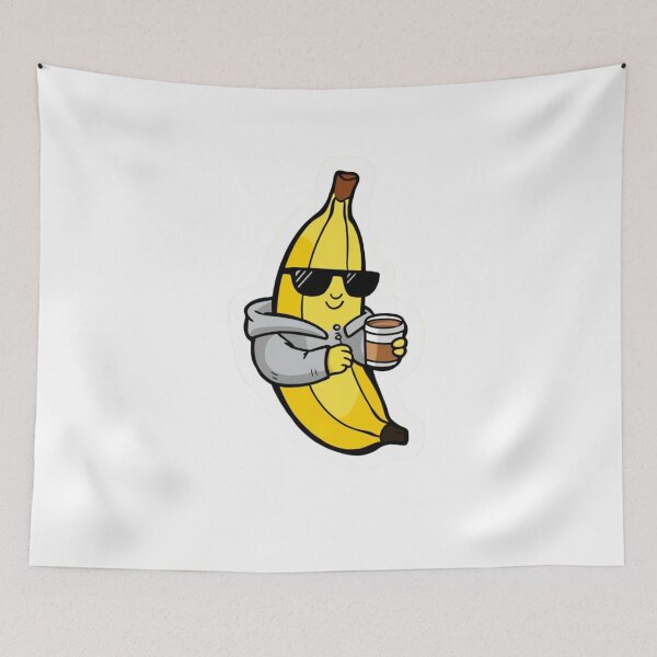 Artikelvorschau, Banane mit Kaffee entworfen und verkauft von NicolasGlowArt.