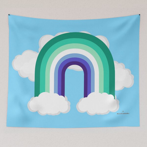 Item preview, Gay Men's Pride Flag Rainbow designed and sold by Day10Machine.