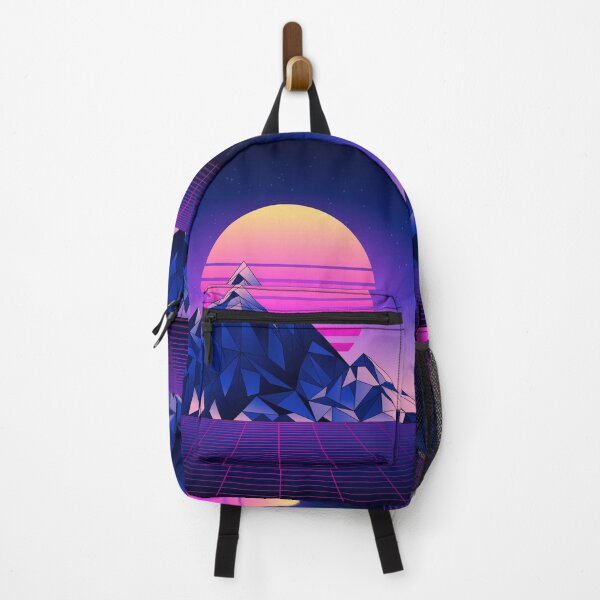 Item preview, Low poly mountains Vaporwave designed and sold by AnnArtshock.