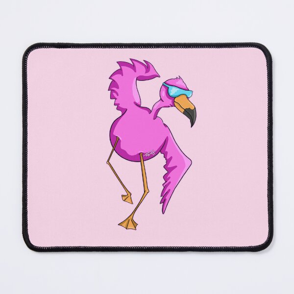 Item preview, Dancing Flamingo - light background designed and sold by Themys24.