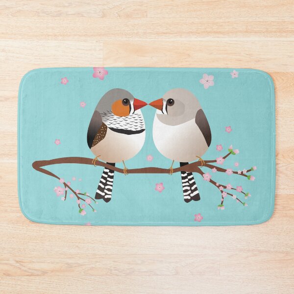 Item preview,  A cute couple of egg shaped zebra finches designed and sold by Bwiselizzy.
