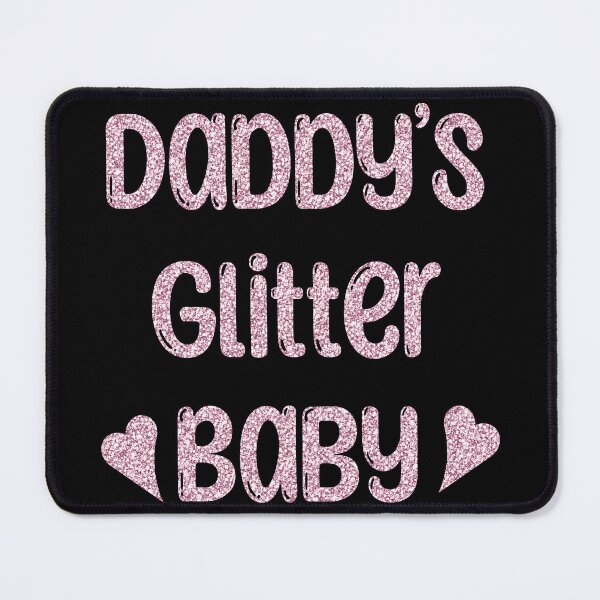 Item preview, Daddy’s Glitter Baby in pink designed and sold by 1DaisyChainLane.