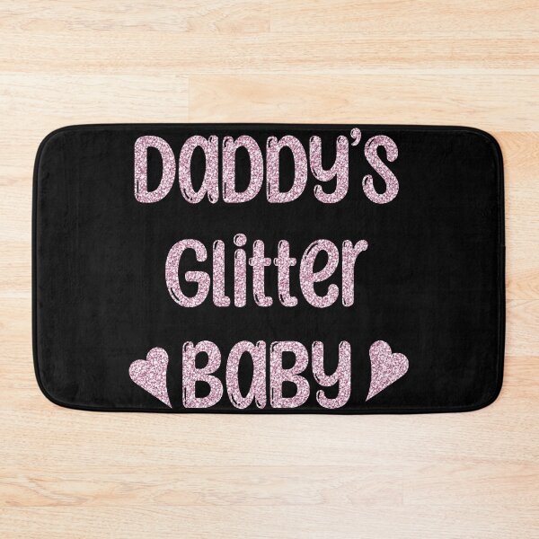 Item preview, Daddy’s Glitter Baby in pink designed and sold by 1DaisyChainLane.