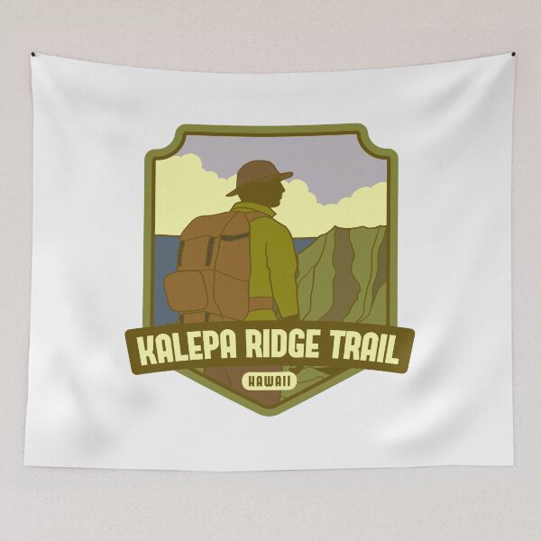 Item preview, Kalepa Ridge Trail - Hawaii hiker designed and sold by Moritz Schwäble.
