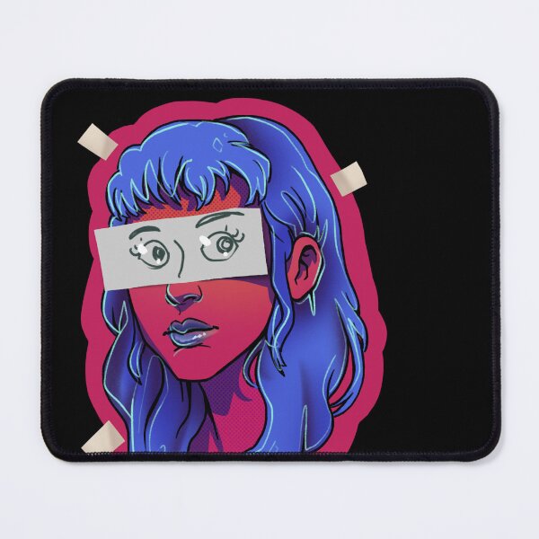 Item preview, Blue haired girl designed and sold by NeonPopKong.