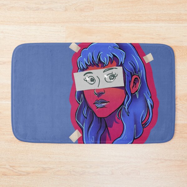 Item preview, Blue haired girl designed and sold by NeonPopKong.