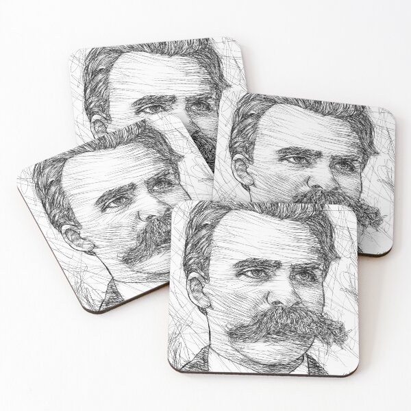 Item preview, FRIEDRICH NIETZSCHE ink portrait .2 designed and sold by lautir.