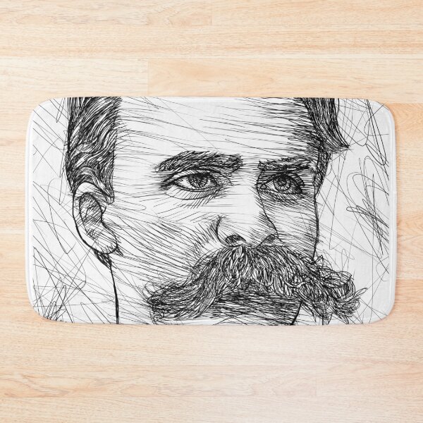 Artikelvorschau, FRIEDRICH NIETZSCHE Tintenporträt .2 entworfen und verkauft von lautir.