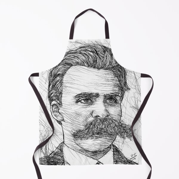 Item preview, FRIEDRICH NIETZSCHE ink portrait .2 designed and sold by lautir.