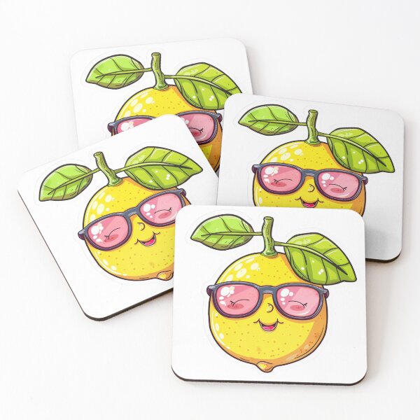 Item preview, Lemon With Glasses designed and sold by NicolasGlowArt.